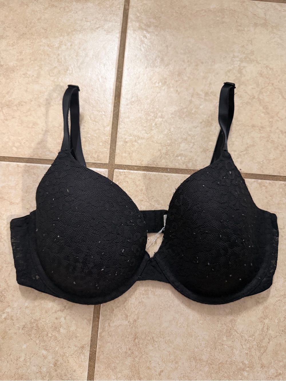 Black Lace Bra